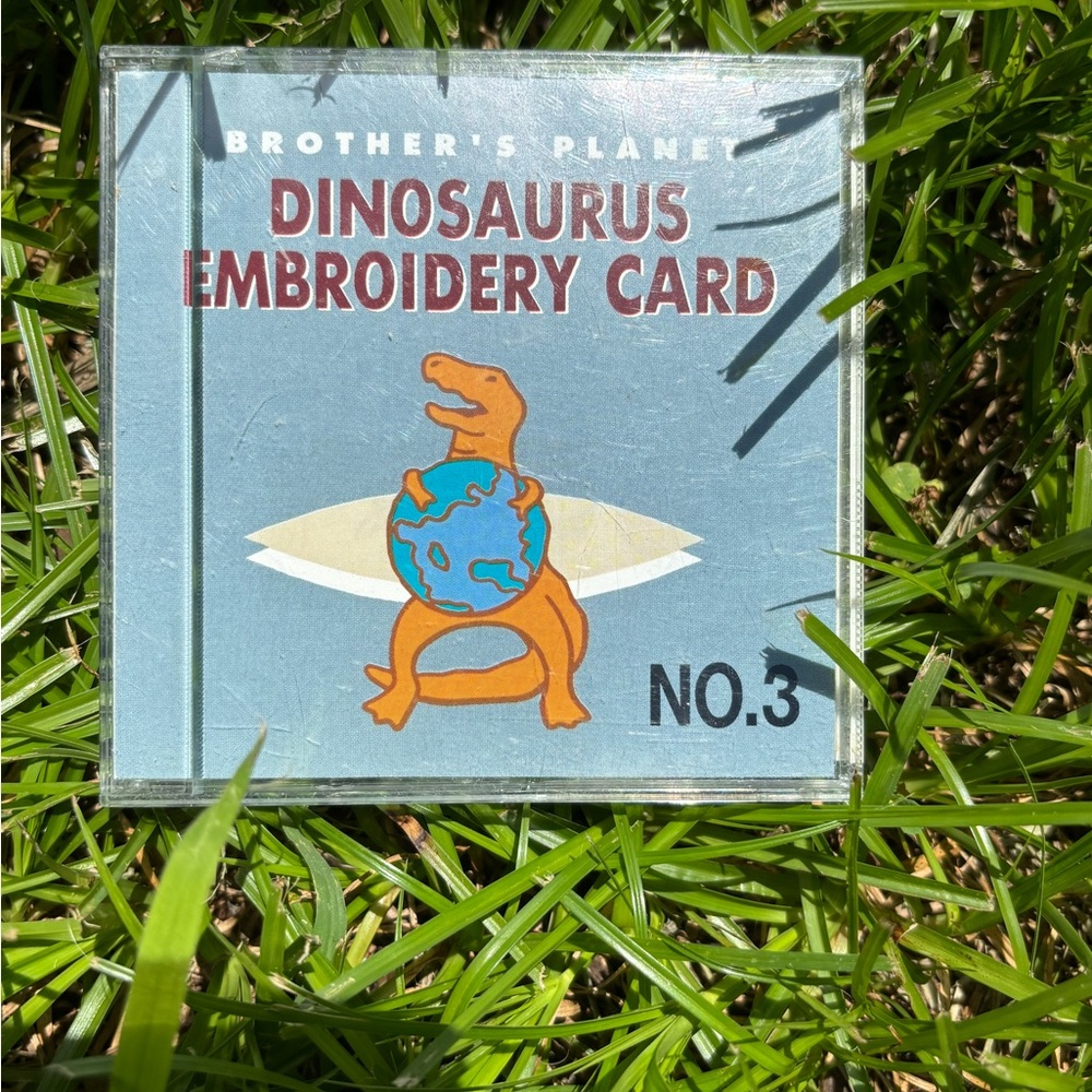 Machine embroidery memory card
